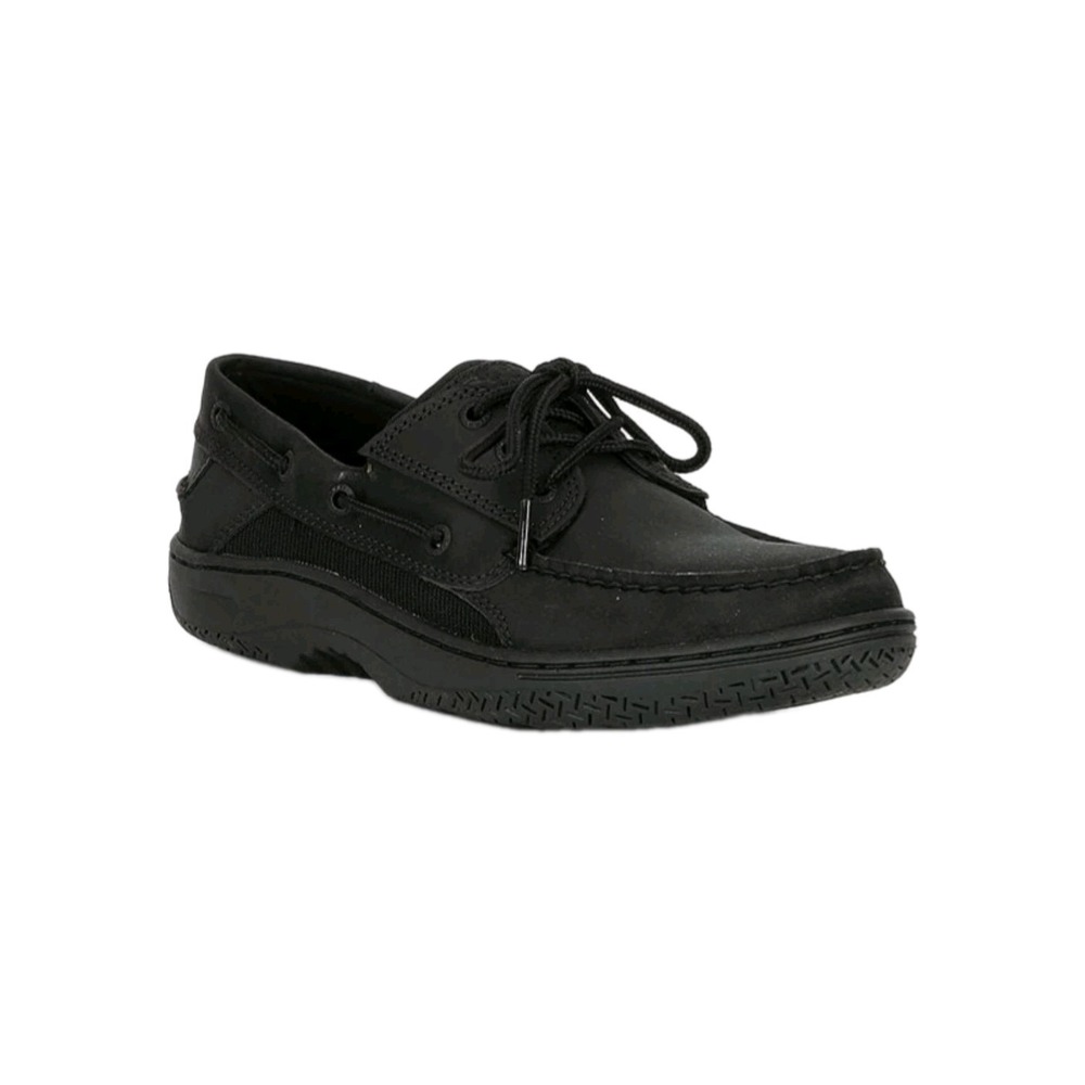 Sperry Men's Billfish 3-Eye Black Leather Boat Shoe STS24997 Size 10 NEW! $115